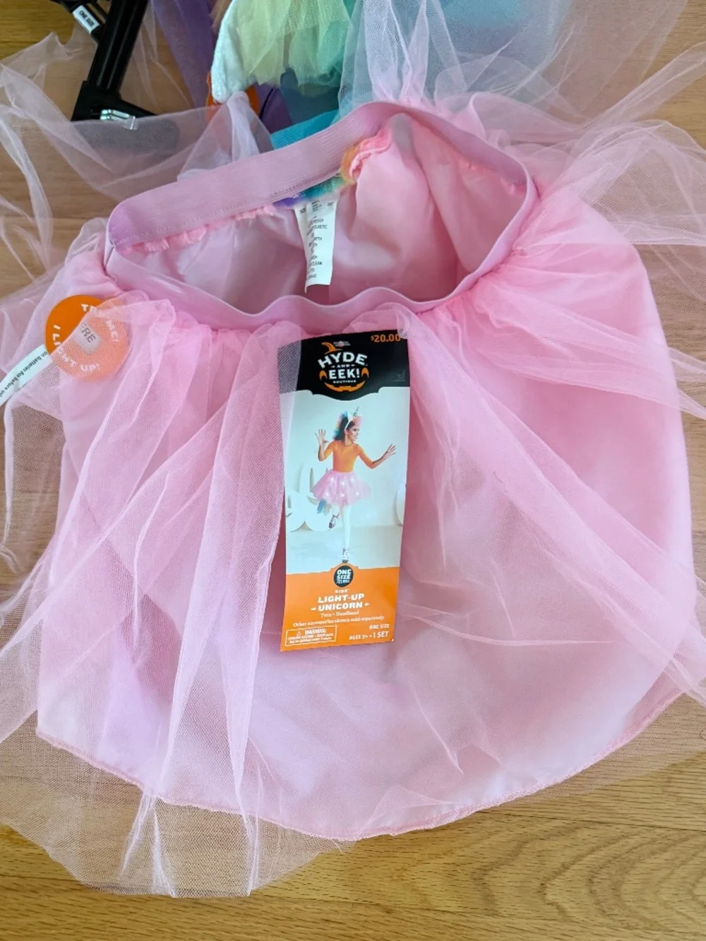 NWT Light-Up Unicorn Costume Girls One Size
